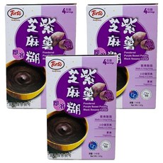 Torto 多多 即溶紫薯芝麻糊 140克 香港製造 2分鐘即食 素食, 35g, 4包, 3盒