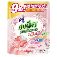 毛寶 小蘇打植萃香氛洗衣皂晶球, 牡丹與琥珀香氛 25顆/袋, 1袋