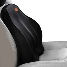 CarStory C-109 3D 汽車靠背墊, 黑色