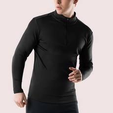 아르메데스 남성용 반목 터틀 집업 기모 상의 AR-31