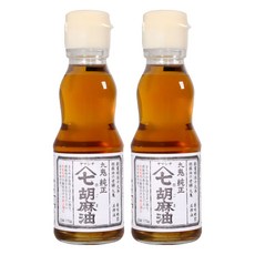 九鬼 純正山七胡麻油 嚴選芝麻焙炒壓榨 醇厚 香氣溫和 適合和食、天婦羅、炸物, 170g, 2瓶