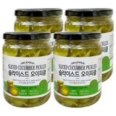 효성인터내셔널 슬라이스드 오이피클, 4개, 500g