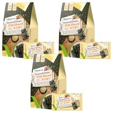 Vilson 米森 海苔脆片 杏仁 5包, 90g, 3盒