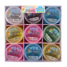 乾淨彩色史萊姆 6種 x 3入 組合, 混合色