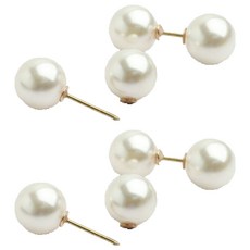 HAPPY BEARS 多款珍珠固定夾, 混色, 4個