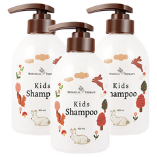 보타니컬테라피 티어프리 키즈 샴푸, 450ml, 3개