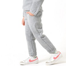 Kids Recipe 兒童刷毛基本款束口褲