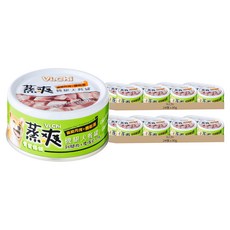 Vi.Chi 蒸爽機腿犬餐罐 骨質保健, 80g, 48個, 雞腿肉 + 鷹嘴豆 + 鈣