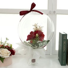 Goddess Cake Topper DIY康乃馨花氣球製作組, 紅色, 1套