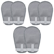 베네블 메쉬 지퍼형 긁음방지 손 억제 환자 장갑 2p, 3개