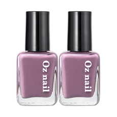 Oz nail Shine Mood 指甲油, 21.優雅紫羅蘭, 8ml, 2個