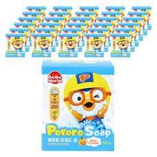 BebeMorin Pororo寶寶水潤保濕香皂 寶寶香, 100g, 36入
