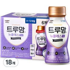 트루맘 뉴클래스 액상분유 1단계, 180ml, 18개