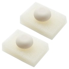 MUJI 無印良品 海綿香皂盤替換海綿, 白色, 2個
