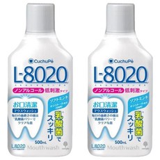 KOKUBO 小久保工業所 清涼薄荷乳酸菌漱口水, 日本進口 品質保證 減少蛀牙 不含酒精 清新口氣, 500ml, 2瓶
