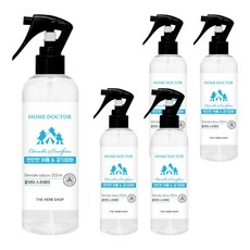 더허브샵 홈닥터 룸 스프레이 편안한 여름 & 시트로넬라 공기정화 스프레이 탈취제, 5개, 200ml