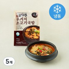 신의주찹쌀순대 신의주 우거지 소고기 국밥 1~2인분 (냉동), 600g, 5개