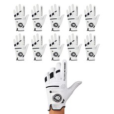 DDAM GOLF 男士防滑高爾夫手套 左手用, 混色, 10個