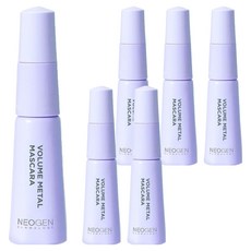 Neogen 額外捲翹金屬睫毛膏補充裝, 01 Black, 6瓶