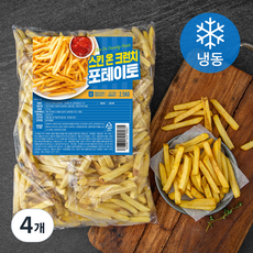스킨 온 크런치 포테이토 (냉동), 2.5kg, 4개