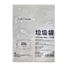 SHIMOYAMA 抽取式大開口加厚款平口垃圾袋 71 x 50cm 10張, 25L, 1包
