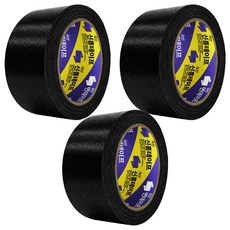 신흥테이프 라바 청면테이프 48mm x 15M 검정, 3개