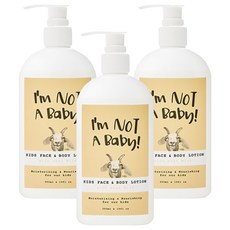 I'm NOT A Baby 孩童臉部&身體乳液, 300ml, 3瓶