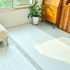 리포소 반려동물 양면 PVC 미끄럼방지 접이식 롤링매트, 웜러그 + 쿨러그, 1개