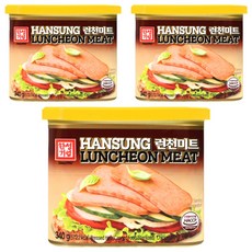 HANSUNG ENTERPRISE 韓式經典午餐肉, 3罐, 340g
