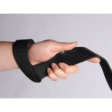 리브스포 논슬립 리프팅 아대 헬스 손목보호 스트랩, 2개, 블랙