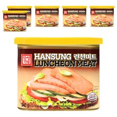 HANSUNG ENTERPRISE 韓式經典午餐肉, 6罐, 340g
