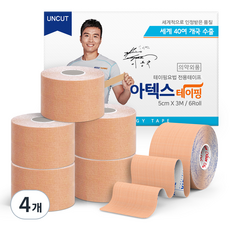 아텍스 테이핑 언컷 5cm x 3m, 6개입, 4개