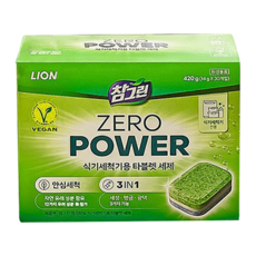 Chamgreen Zero Power 洗碗機專用洗碗錠 30入, 420g, 1盒