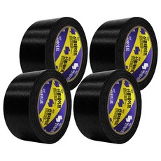 Shin Hung Lava 布面膠帶 48mm x 15M 黑色, 4個