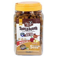 Mr.Bone 多效潔牙骨，雙效潔牙，清新好口氣，S號, 蘋果 + 蜂蜜, 1.2kg, 1個