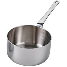 CLADIN 感應爐適用三層不鏽鋼迷你醬汁鍋, 單色, 12cm, 1個