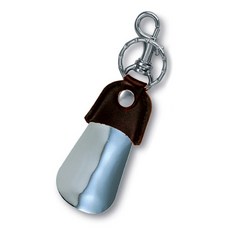 三友商社 SS-106 皮革手柄口袋鞋拔, 2個, 棕色