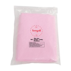 Boorepick 大型沙灘運動游泳速乾毛巾 88 x 68 cm, 1個, 粉紅色