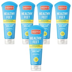 O'Keeps Healthy Fit 足部去角質霜 85g, 1入, 5個, 80ml