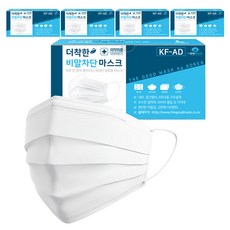 더착한인 비말차단 마스크 L KF-AD, 50개입, 5개, 화이트
