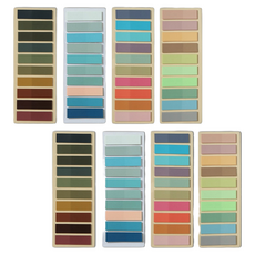 MaDaKkuMi 索引標籤便利貼 透明標記 大容量便條紙 2款 x 4入組, 05 E款, 1套