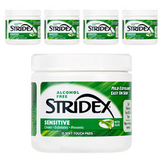 스트라이덱스 센시티브 패드 180g, 55매입, 5개