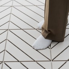 Jachi 人字紋地板, 18個, 象牙白