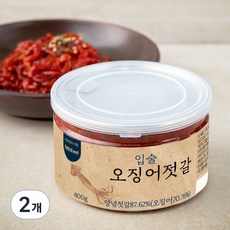 입술젓갈 오징어젓, 400g, 2개