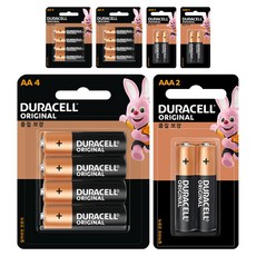 듀라셀 알카라인 건전지 블리스터팩 AA 4p + AAA 2p 세트, 3세트