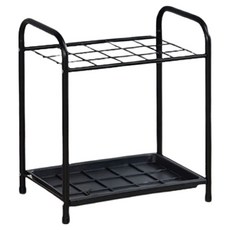 15格傘架, 48 x 30 x 54cm, 黑色, 1個