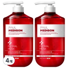 폴메디슨 뉴트리 샴푸 플로럴머스크향, 8개, 1.077L