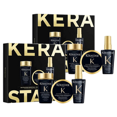 KERASTASE 巴黎卡詩 國際航空版 黑鑽極萃逆時奢華3件組禮盒, 2盒