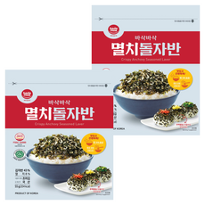 바다모아 김자반 멸치 돌자반, 55g, 2개