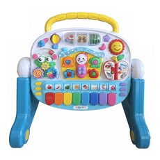 CONYS 益智學習桌學步車, 1個, 藍白組合